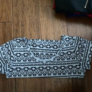 Funky Geometric Crop Top